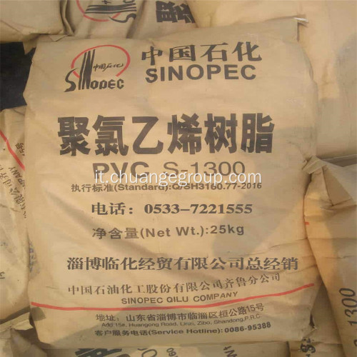 Resina PVC a base di etilene di marca Sinopec S1300